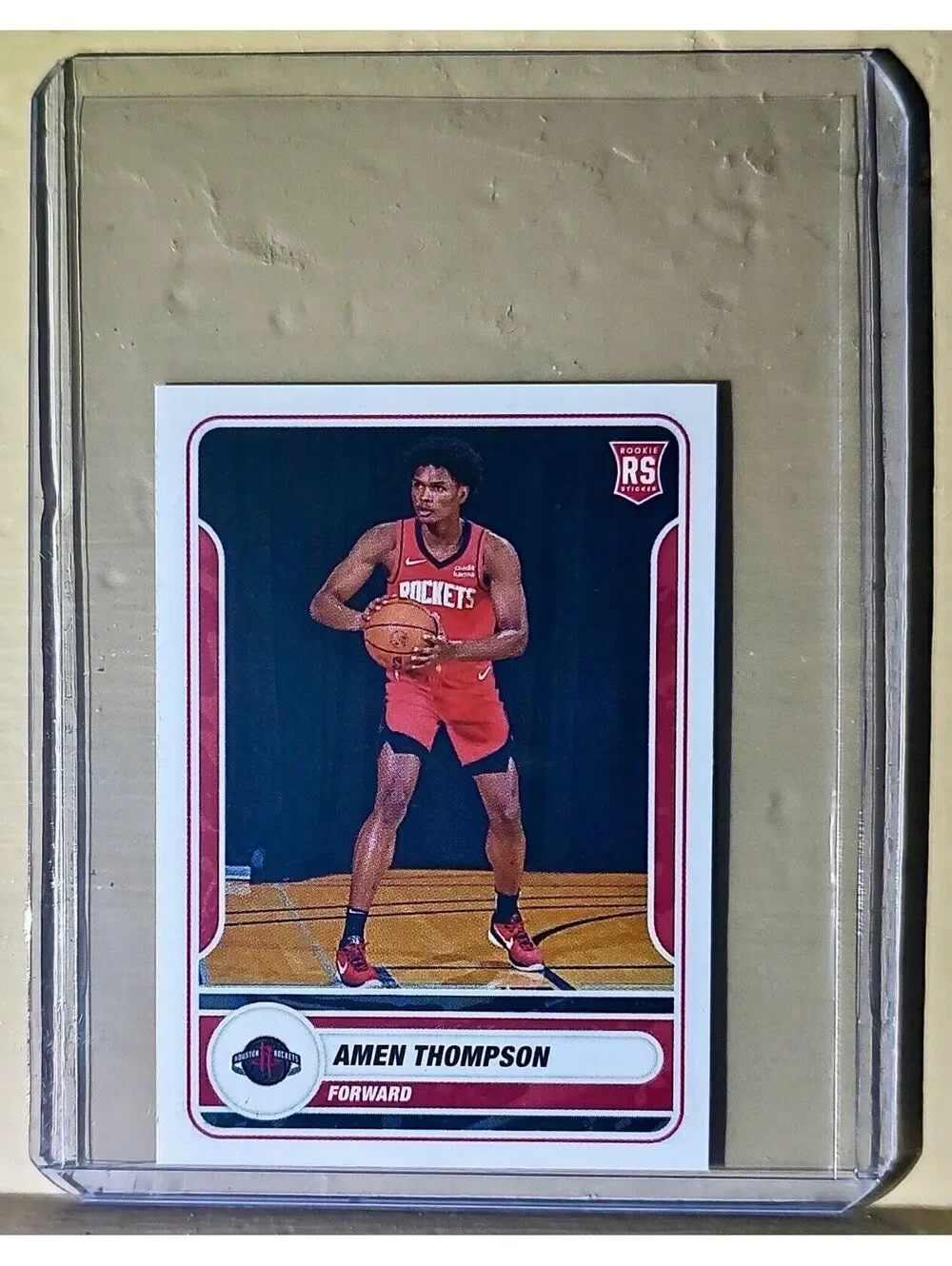 2023-24 Amen Thompson Panini NBA Basketball #337 Sticker Houston Rockets
